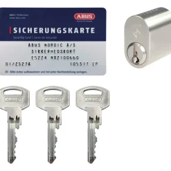NX21 N1L457-2 CYLINDERRING NIKKEL SÆT|Abus Hot