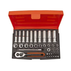 TOPNØGLESÆT 1/4" 37 DELE|Bahco Best