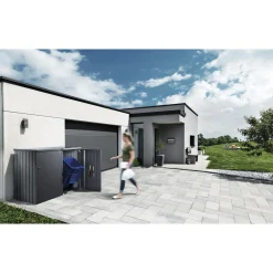 BIOHORT ALEX 1 SPAND RENOVATIONSSKJUL MØRKEGRÅ METALLIC STÅL