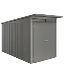 AVANTGARDE A4 REDSKABSRUM KVARTSGRÅ METALLIC 6,84 M2|Biohort Clearance