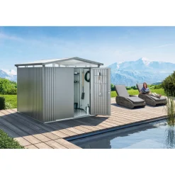 PANORAMA P4 REDSKABSRUM SØLV METALLIC 7,59 M2|Biohort Online