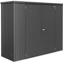 REDSKABSRUM STR. 230 REDSKABSRUM MØRKEGRÅ METALLIC 1,91 M2|Biohort Outlet