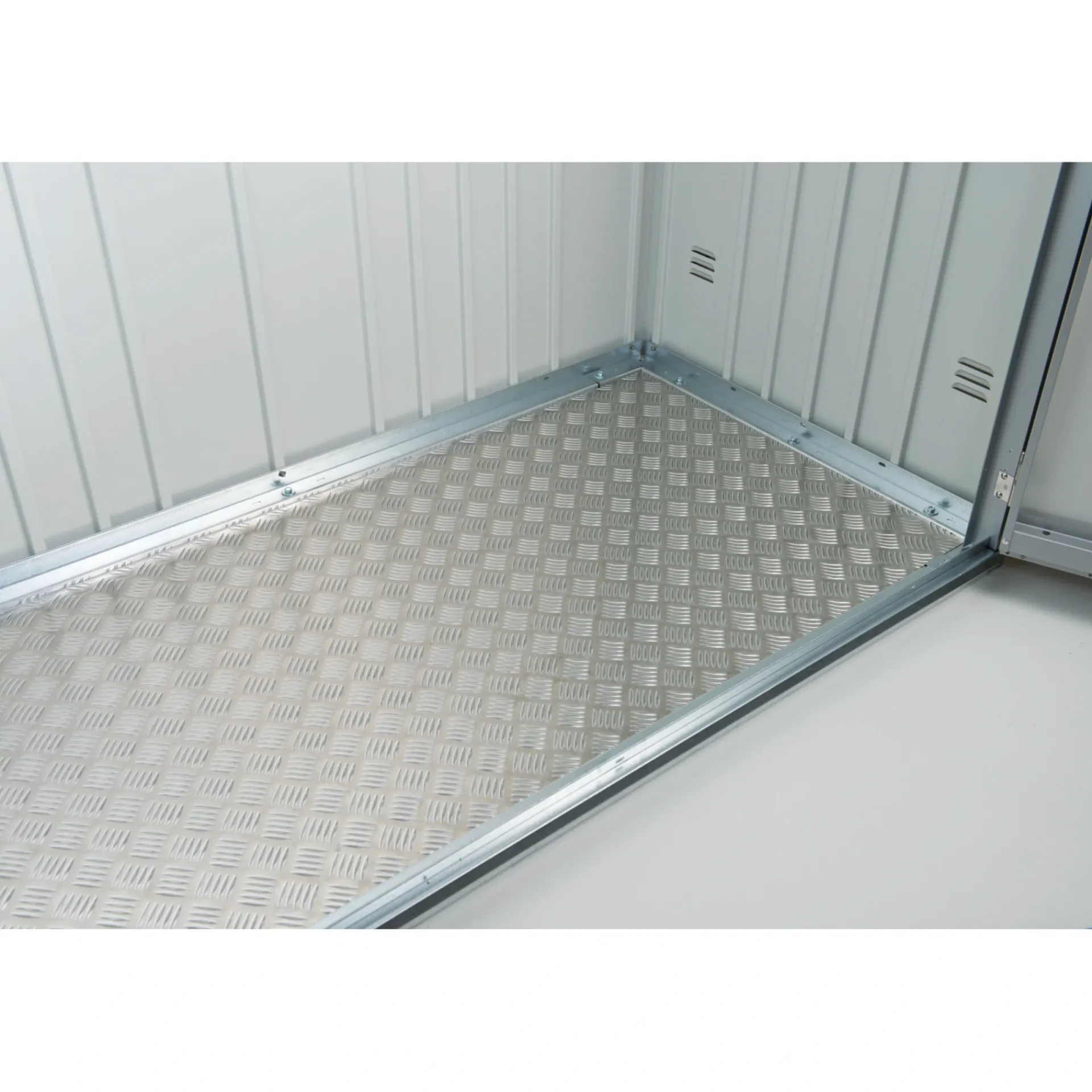 STR. 190 GULVPANEL ALUMINIUM|Biohort