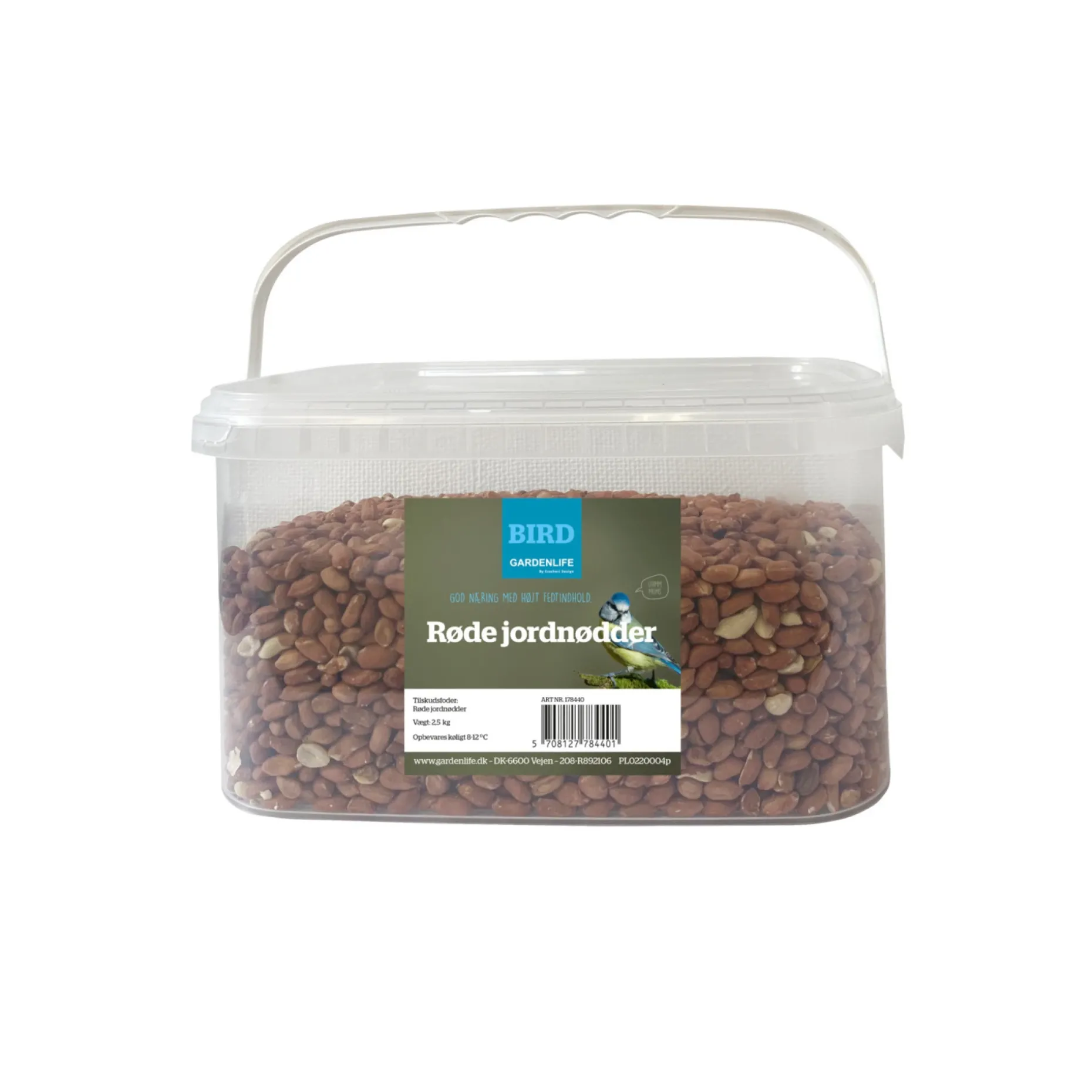 BIRD I SPAND JORDNØDDER 2,5 KG