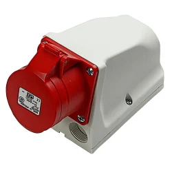 CEE 400 VOLT - 16A VÆGUDTAG HVID/RØD|BLUE ELECTRIC Clearance