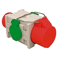 2X230V - 1X400V CEE FORGRENER RØD|BLUE ELECTRIC Outlet