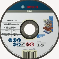 ACS 60 V BF SKÆRESKIVE 125MM 1 STK|Bosch Online