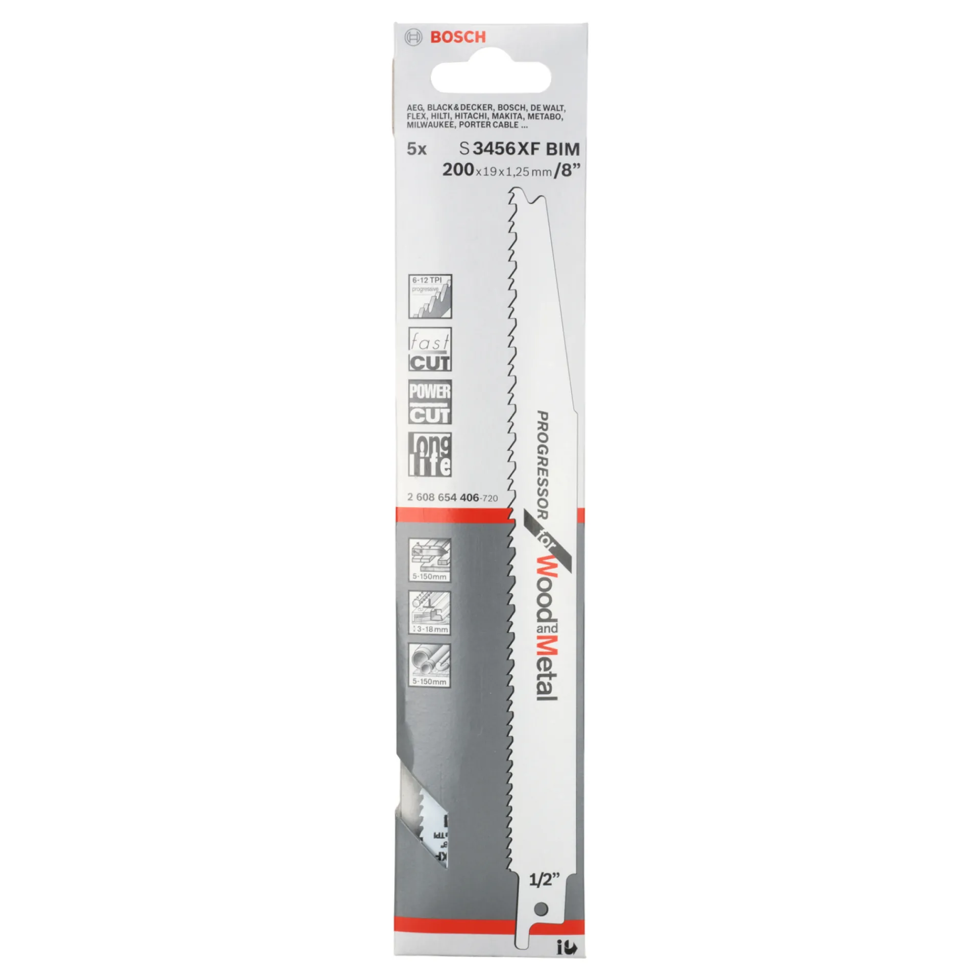 S3456XF BAJONETSAVKLINGE 5 STK|Bosch Outlet