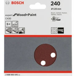 C430 EXPERT SLIBEBLAD Ø125 MM 240 5 STK|Bosch Online