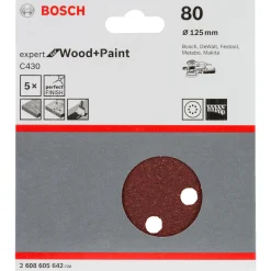 C430 EXPERT SLIBEBLAD Ø125 MM 80 5 STK|Bosch Online