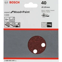 C430 EXPERT SLIBEBLAD Ø125 MM 40 5 STK|Bosch Clearance