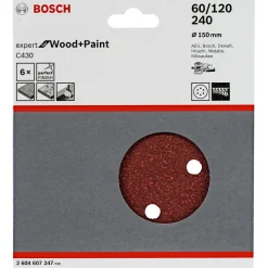 C430 EXPERT SLIBERONDEL Ø150 MM K60; K120; K240 6 STK|Bosch Sale
