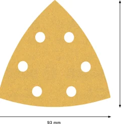 EXPERT C470 DELTA 93MM MELLEM SLIBEBLAD 180 5 STK|Bosch New