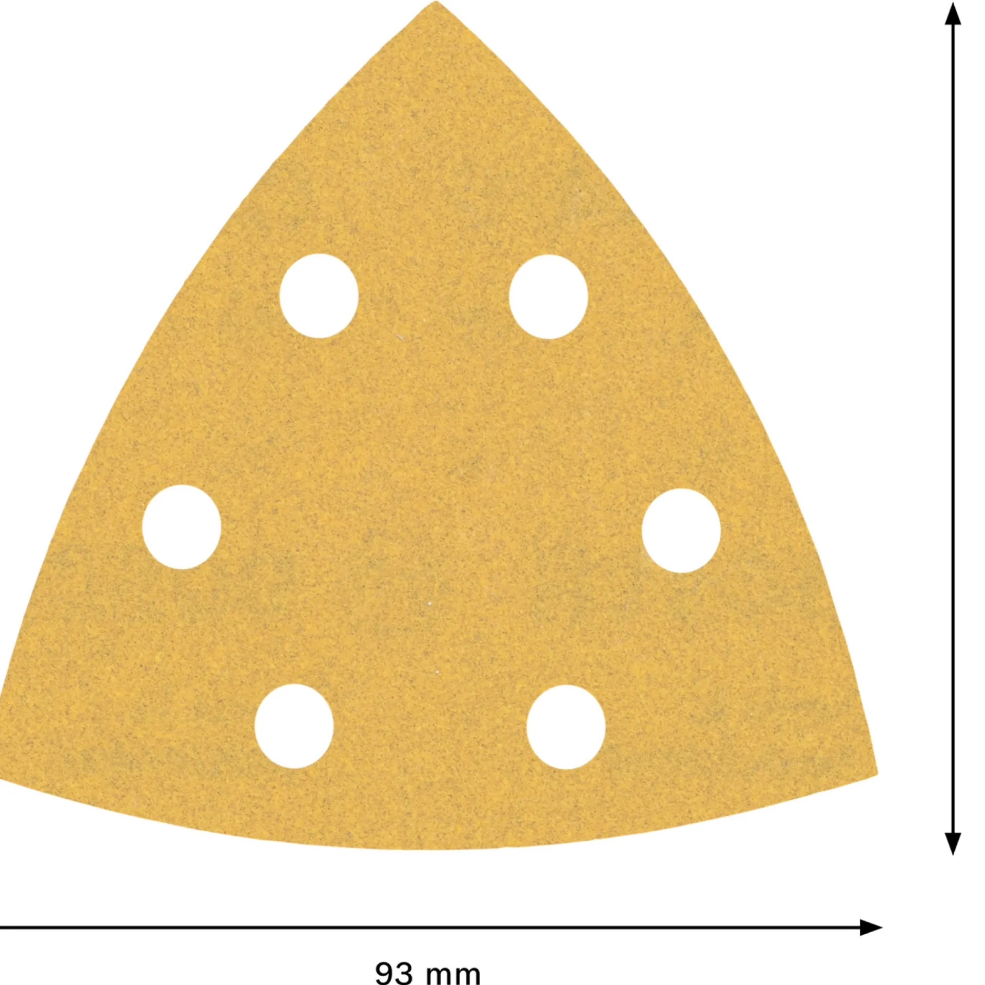 EXPERT C470 DELTA 93MM MELLEM SLIBEBLAD 180 5 STK|Bosch New