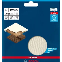 EXPERT M480 SLIBEBLAD Ø125 MM 240 5 STK|Bosch New