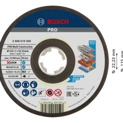 MULTICONSTRUCTION XL SKÆRESKIVE 115MM 1 STK|Bosch Outlet