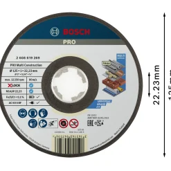 MULTICONSTRUCTION XL SKÆRESKIVE 125MM 1 STK|Bosch Clearance