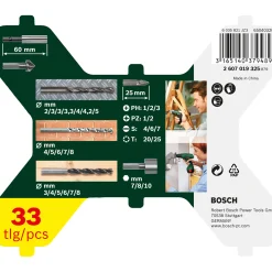 PROMOLINE 2607019325 BOR-/BITSSÆT 33 DELE|Bosch
