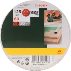 PROMOLINE EXC SLIBERONDEL Ø125 MM K60 25 STK|Bosch Sale