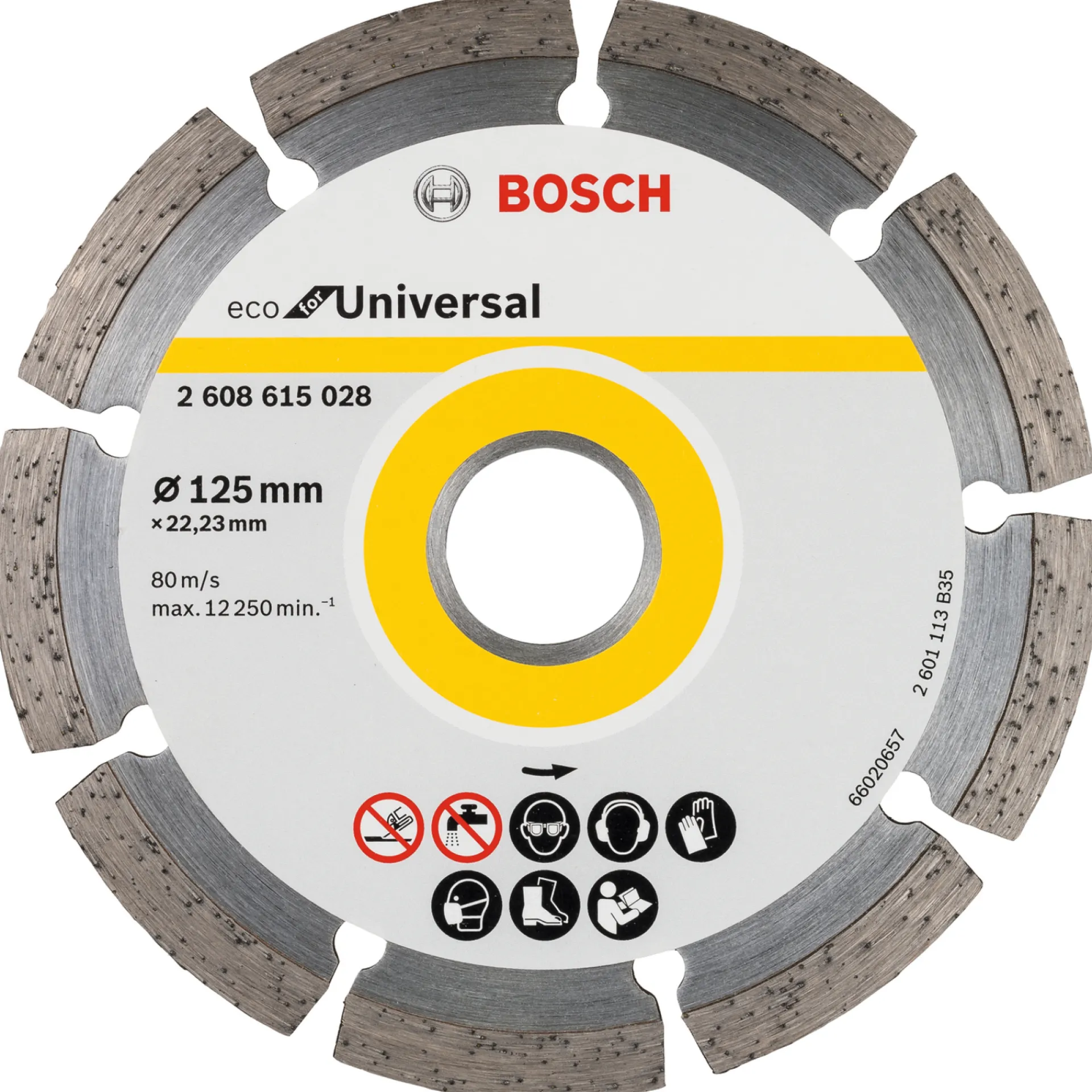 UNIVERSAL ECO UNIVERSAL DIAMANTSKIVE 5 X 148 X 128 MM|Bosch Outlet