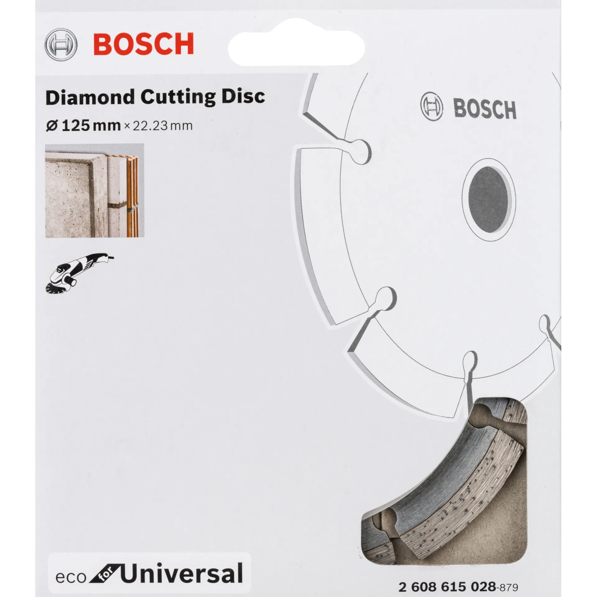 UNIVERSAL ECO UNIVERSAL DIAMANTSKIVE 5 X 148 X 128 MM|Bosch Outlet