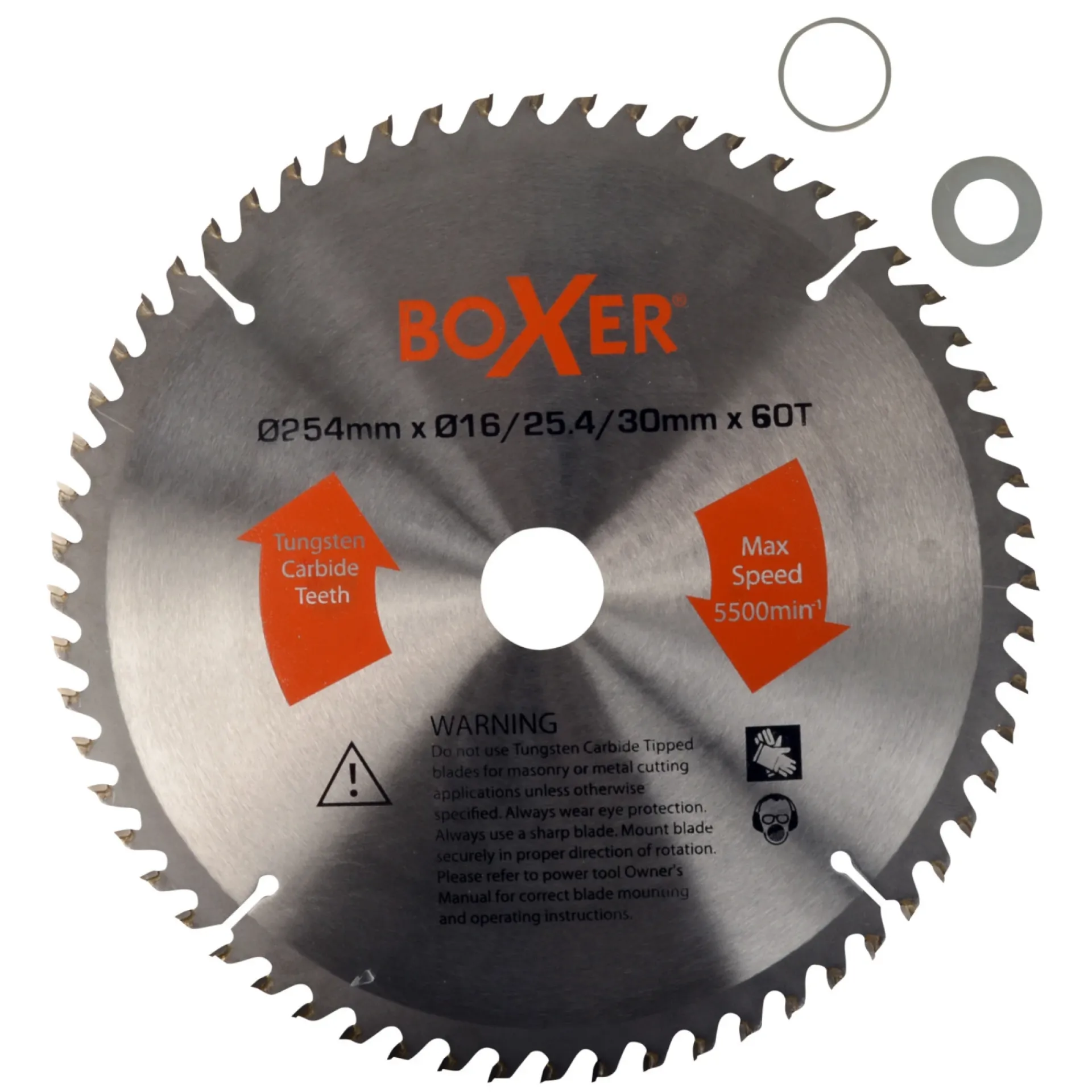 254 MM. FIN 60T RUNDSAVKLINGE 254X16-30MM|Boxer