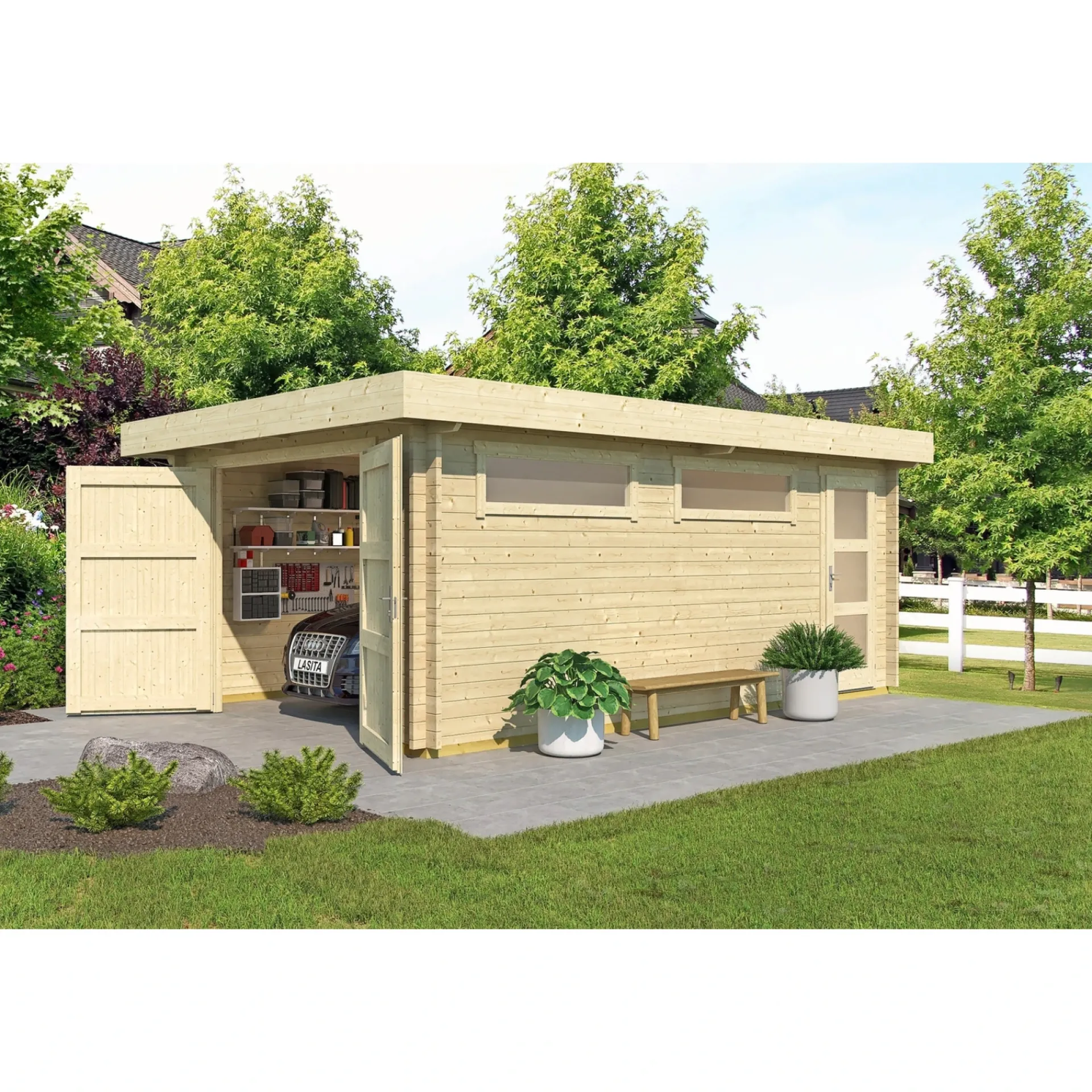 HALFDAN GARAGE 18,66 M2|BYGNORDIC Discount