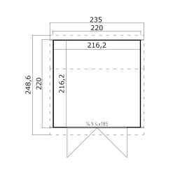 SIBBA REDSKABSRUM 4,67 M2|BYGNORDIC Best