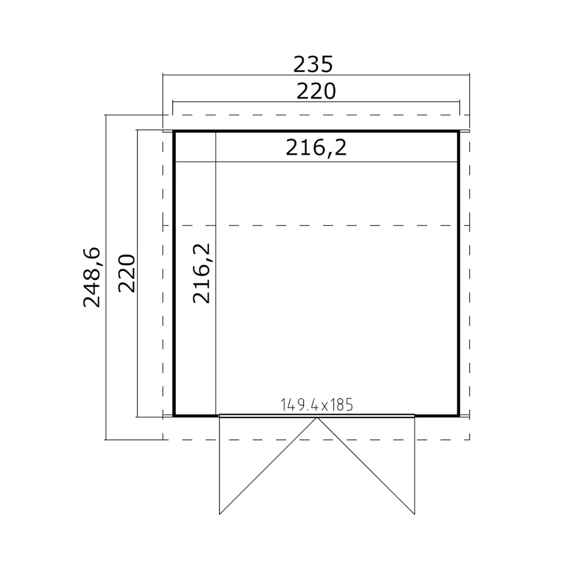 SIBBA REDSKABSRUM 4,67 M2|BYGNORDIC Best