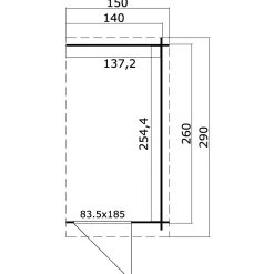 TYGE TILBYGNINGSMODUL 3,42 M2|BYGNORDIC Sale
