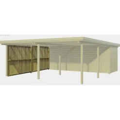 LYNGE 2.1 INKL. BEKLÆDNING CARPORT 48 M2|BYG-SELV Discount
