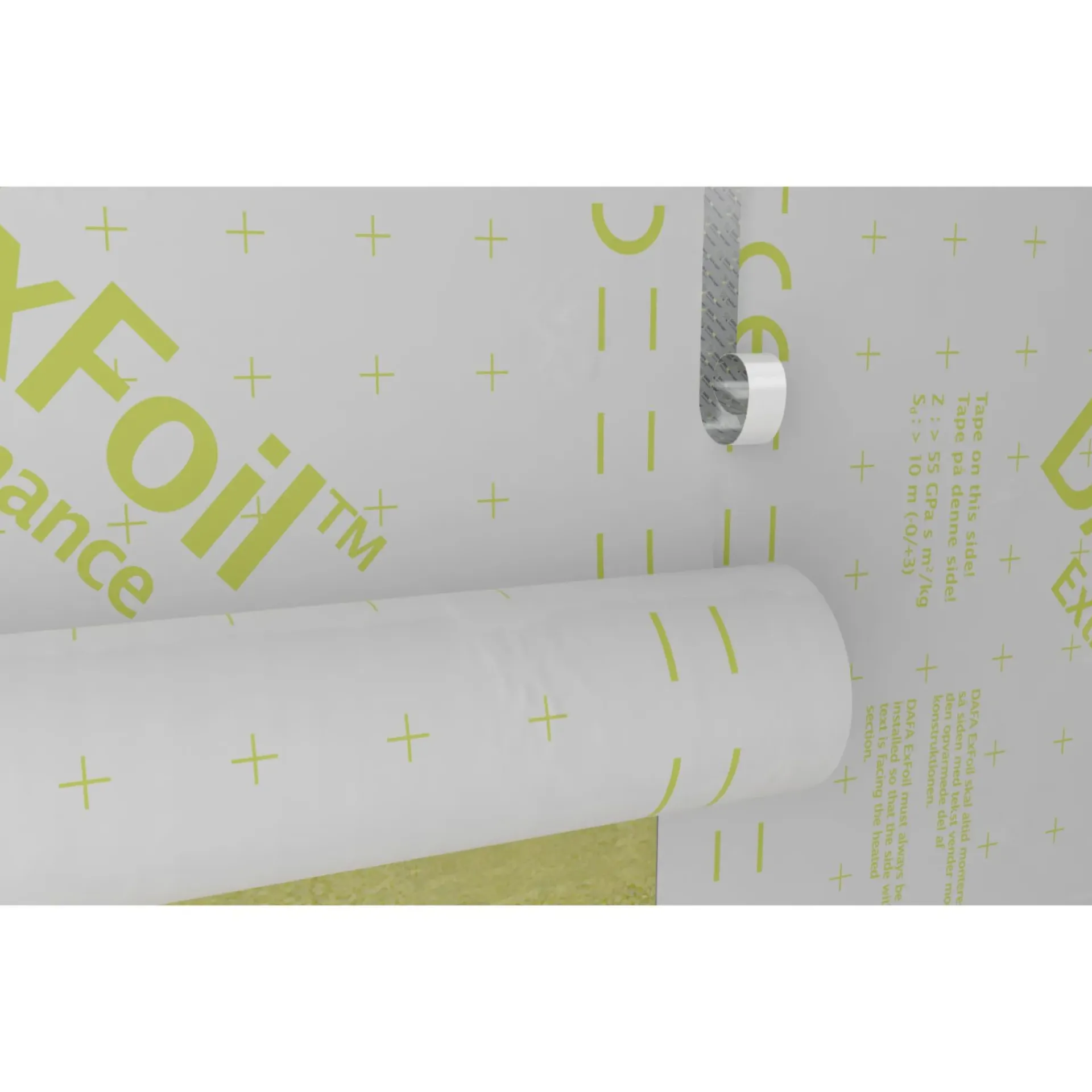 AIRSTOP SYSTEM HI-TACK GRÅ PAPIRLINER DAMPSPÆRRETAPE 60 MM X 25 M|DAFA Online