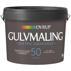 EKSTRA DÆKKENDE GULVMALING 4,5 L HVID|Dyrup Best