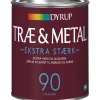 90 EKSTRA STÆRK TRÆ- OG METALMALING 1 L HVID|Dyrup Best