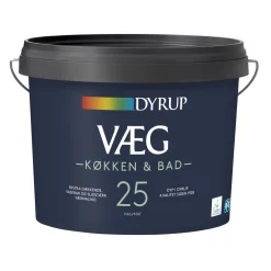 25 KØKKEN & BAD VÆGMALING 9 L HVID|Dyrup Discount
