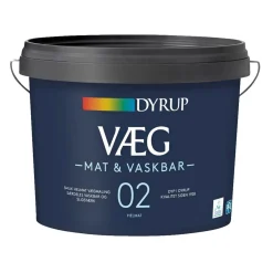 02 MAT & VASKBAR VÆGMALING 9 L BASE 30|Dyrup Best