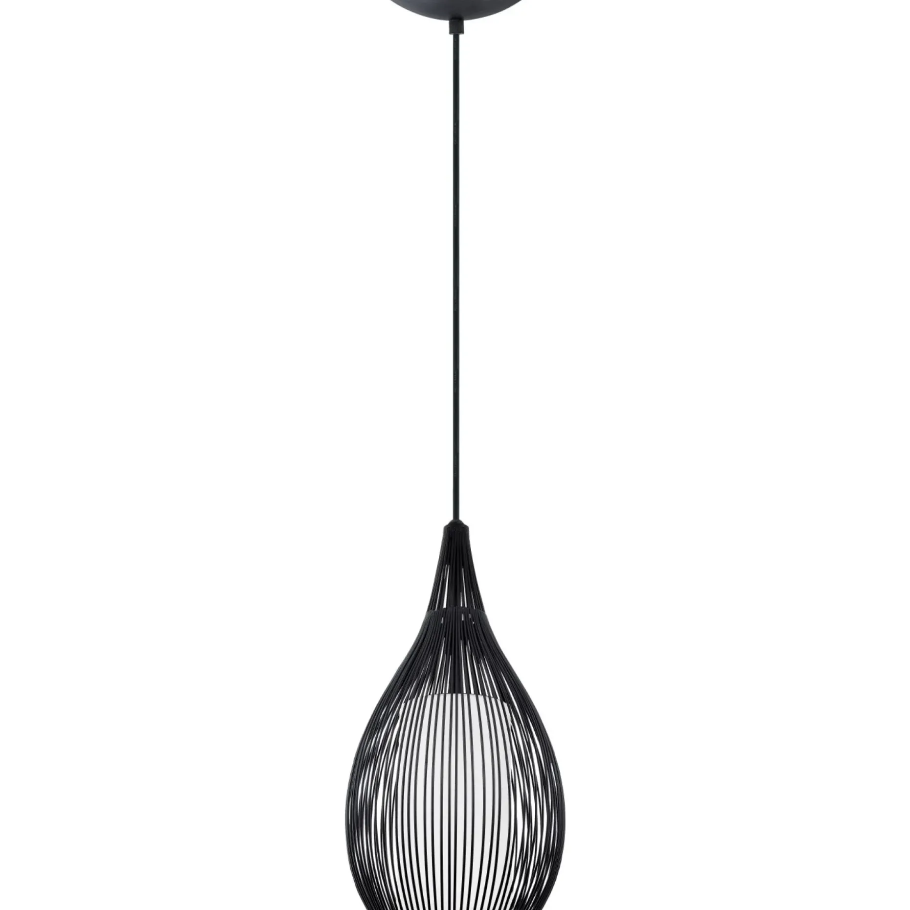 EGLO RAZONI PENDEL SORT/HVID 19 CM