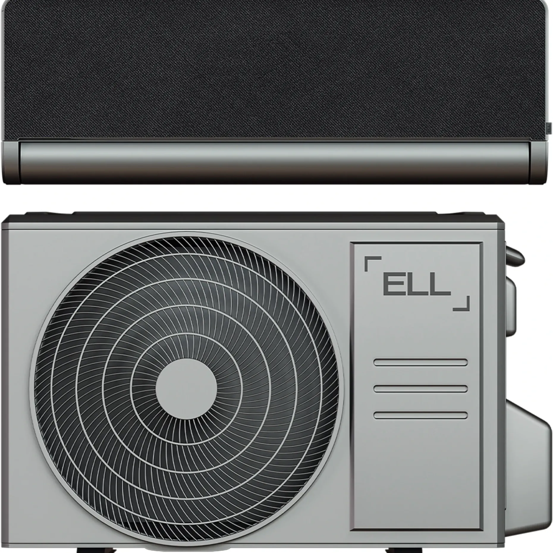 ELL FRONT DARK 12 KOMPLET VARMEPUMPE 110 M2