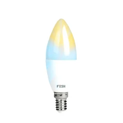 SMART HVID LED PÆRE E14 KERTE 5W|FESH Outlet
