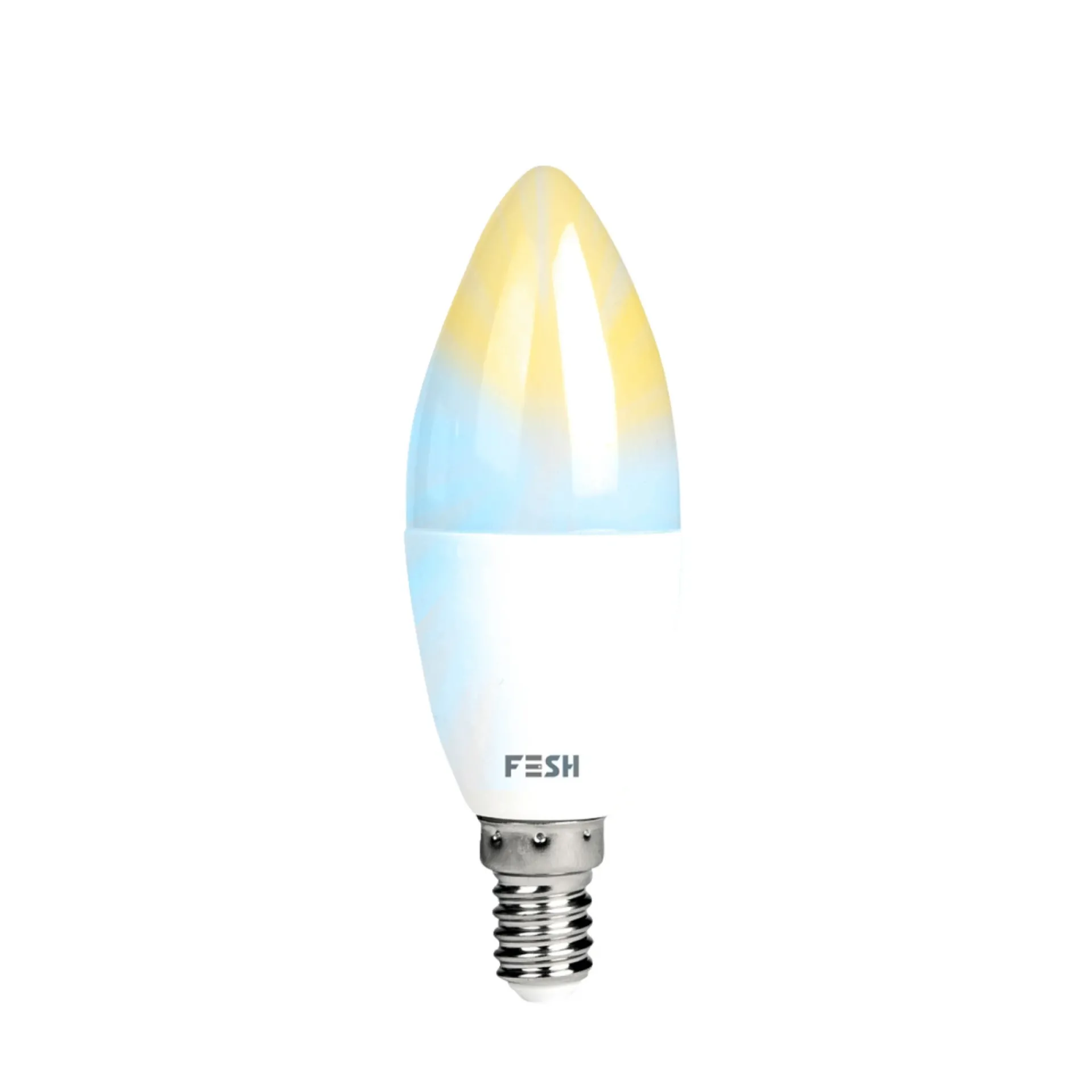 SMART HVID LED PÆRE E14 KERTE 5W|FESH Outlet