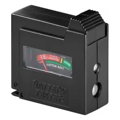 BATTERITESTER AAA, AA, C, D, 9V OG KNAPCELLER|GOOBAY Clearance
