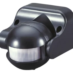 180GR. BEVÆGELSESSENSOR M/SKUMRINGSRELÆ SORT|Gripo Hot