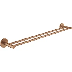 ESSENTIALS QUICKFIX, DOBBELT HÅNDKLÆDESTANG MAT KOBBER 60 CM|Grohe Clearance