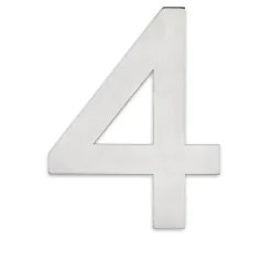 4 HUSNUMMER RUSTFRI|Habo New