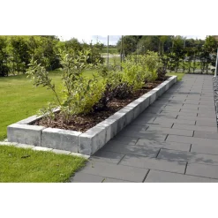HOLMEGAARDSTEN KANTBLOK 14 X 14 X 21 CM GRÅ|IBF Outlet