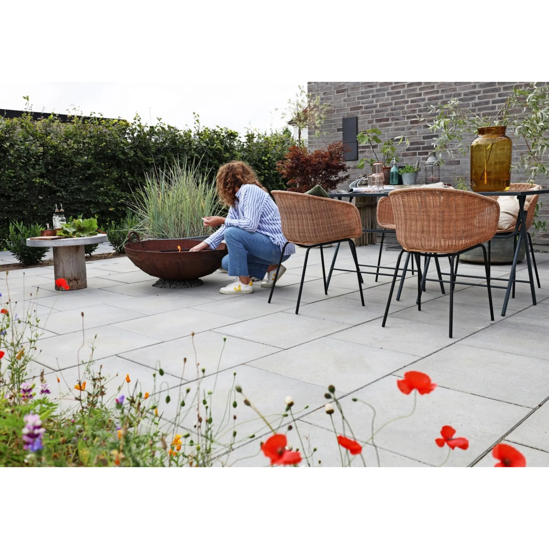 MODUL 30 HAVEFLISE 8 X 60 X 60 CM GRÅ|IBF Sale