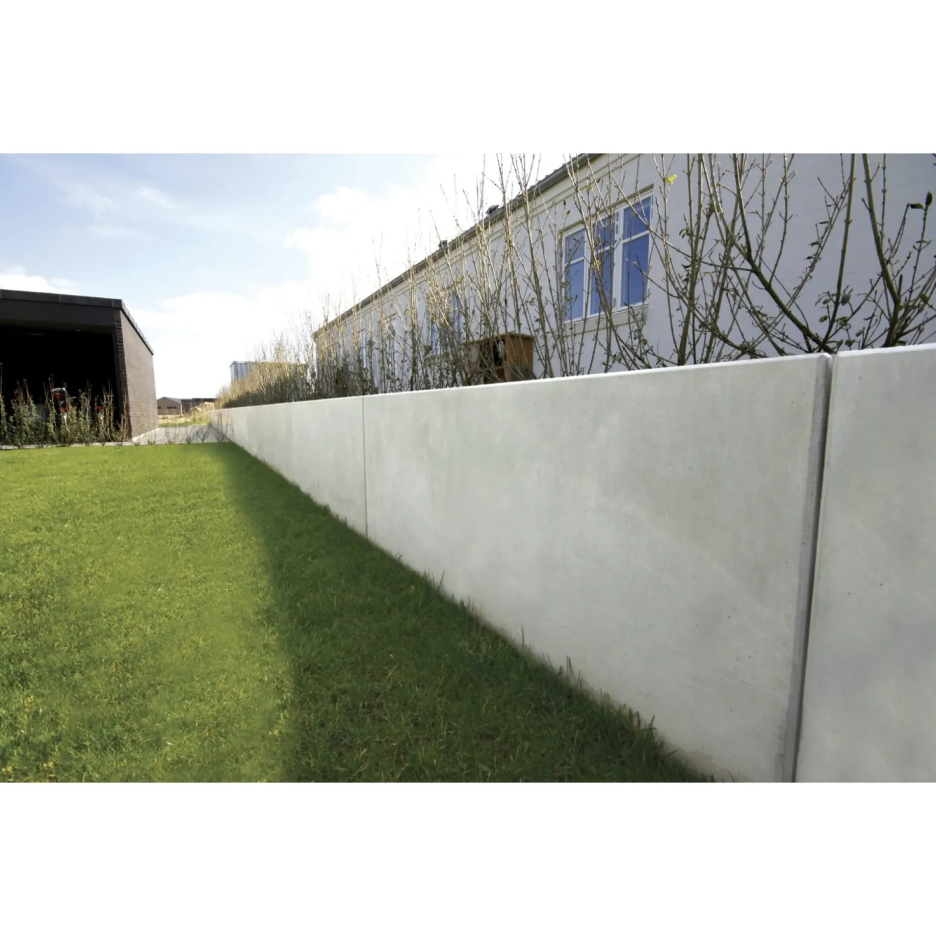 IBF PARKLINE HJ. ELEMENT IND. STØTTEMUR 80 X 80 CM GRÅ