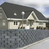 PLANTESTEN TYPE 8 STØTTEMUR 15 X 50 X 25 CM SORT/ANTRACIT|IBF