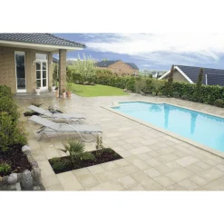STRUKTUR HAVEFLISE 4 X 30 X 30 CM LYS SAND|IBF Clearance