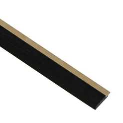 AFSLUTNINGSLISTE EG SORTMALET 17 X 42 X 2400 MM|I-Wood Best